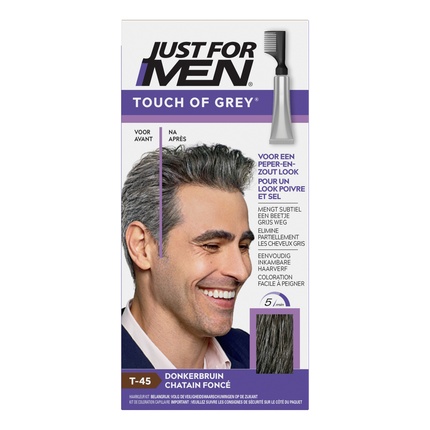 Краска для волос Just For Men Touch Of Grey T45 Темно-коричневый