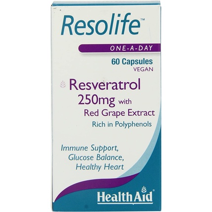 Капсулы Health Aid Resolife Ресвератрол
