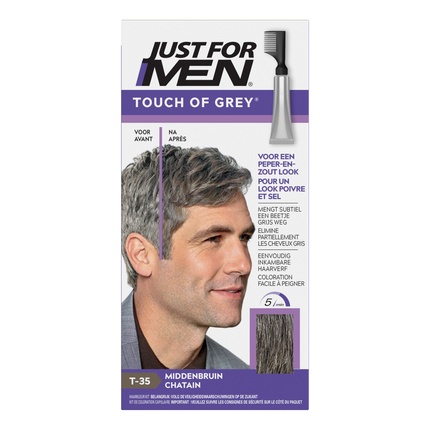 Краска для волос Just For Men Touch Of Grey Средне-коричневый