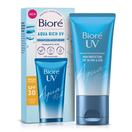 Увлажняющий крем Biore UV Aqua Rich Weightless Moisturiser SPF 30