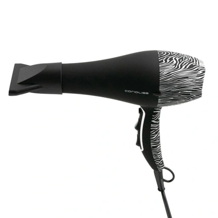 Фен Corioliss Flow Ultra Silver Zebra Soft Touch