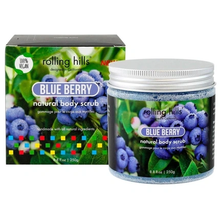 Скраб для тела Rolling Hills Rolling Natural Body Scrub Blue Berry