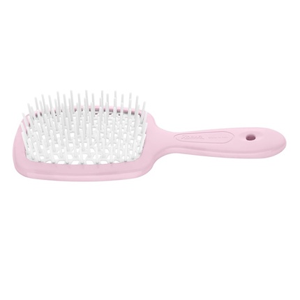 Маленькая Расчёска Janeke Janeke Small Superbrush для Распутывания Волос Светло-Пастельно-Розовый