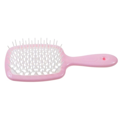 Расческа Janeke Superbrush для распутывания волос пастельно-розового цвета