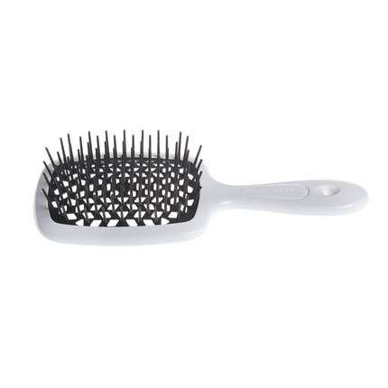 Расческа Janeke Superbrush для распутывания волос Черная и белая