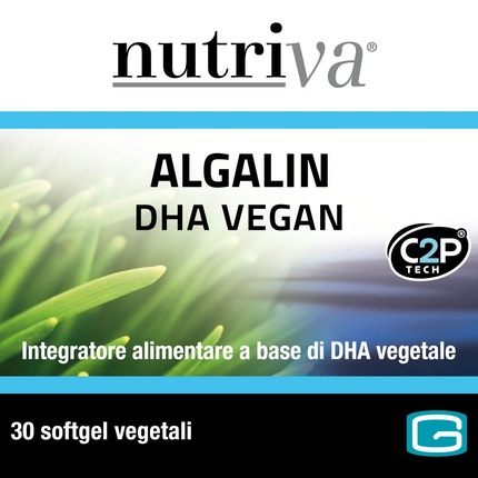 Добавка Nutriva Algalin DHA Веганская добавка для беременности и грудного вскармливания