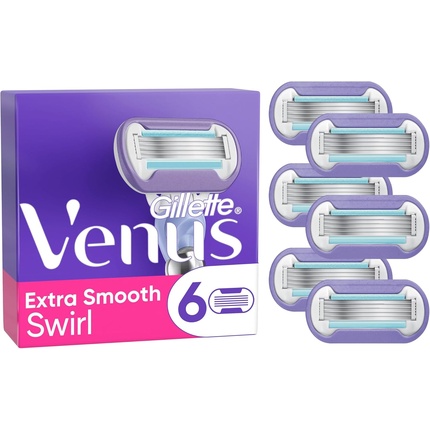 Сменные кассеты для бритвы Gillette Venus Extra Smooth Swirl