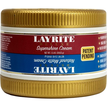 Набор укладочных кремов Layrite Dual Chamber Natural Matte Cream и Supershine Hair Cream
