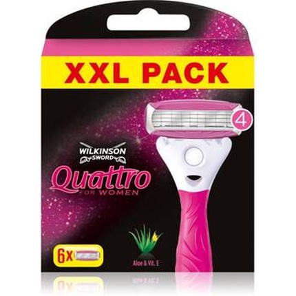 Набор для бритья Wilkinson Sword Quattro For Women Sensitive