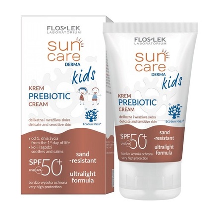 Солнцезащитный крем Floslek Sun Care Derma Kids Prebiotic Cream SPF 50+