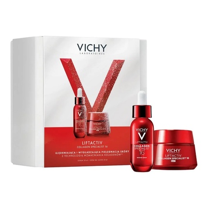 Дневной крем и сыворотка Vichy Liftactiv Collagen Specialist