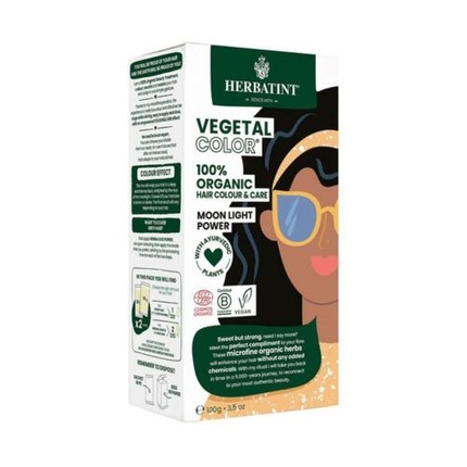 Травяная Краска для Волос Herbatint Organic Moon Light Power Vegetal Colour