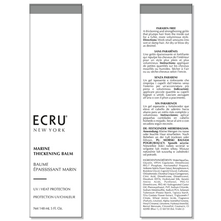 Бальзам для утолщения волос Ecru New York Marine