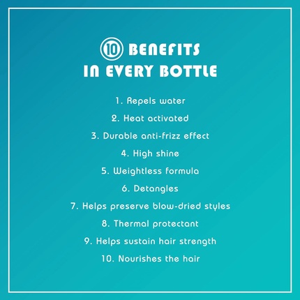 Сыворотка для волос Its A 10 Miracle Blow Dry H2O Shield Контроль влажности Устранение пушистости