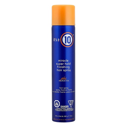 Фиксирующий спрей для волос Its A 10 Miracle Super Hold Finishing Hair Spray Plus Keratin