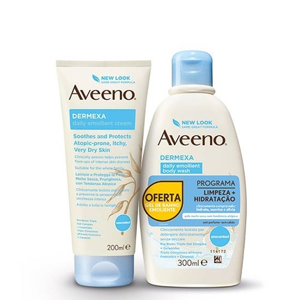 Набор для ухода за телом Aveeno Dermexa Daily Emollient Cream