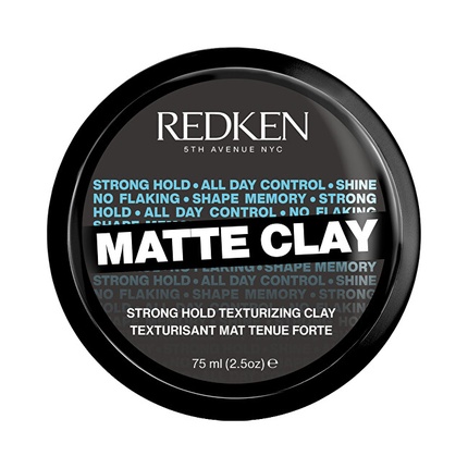 Текстурирующая глина Redken Matte Clay Сильная фиксация