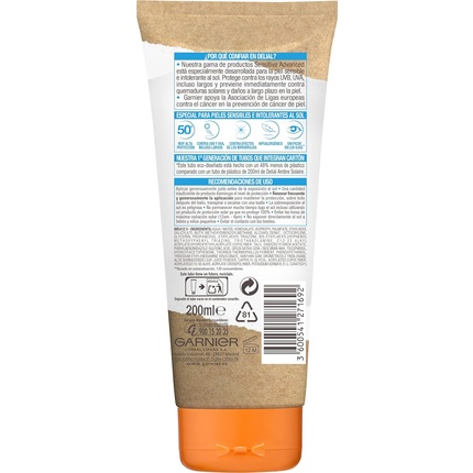 Защитное молочко Garnier Sensitive Advanced Protective Milk SPF 50