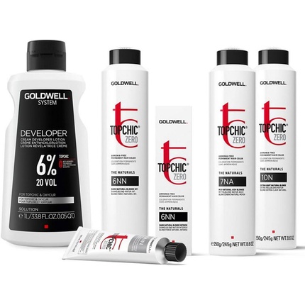 Стойкая крем-краска для волос Goldwell Topchic Zero 10N Экстра светло-натуральный блонд