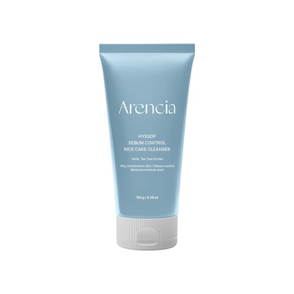 Очищающее мыло для лица Arencia Hyssop Sebum Control Rice Cake Cleanser