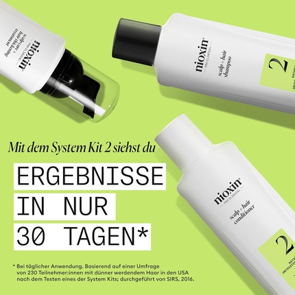 Сыворотка для утолщения волос Nioxin Scalp + Hair System 2