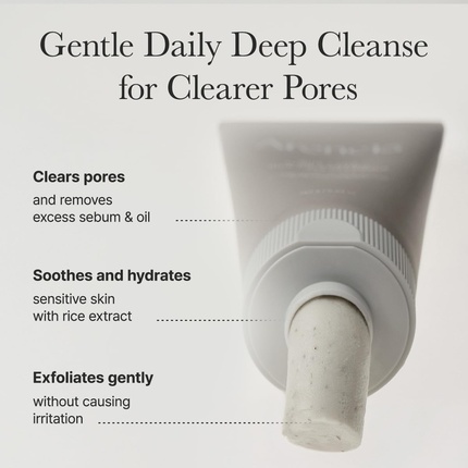 Очищающее средство Arencia Rice Lha Pore Control Rice Cake Cleanser с салициловой кислотой Глубокое очищение