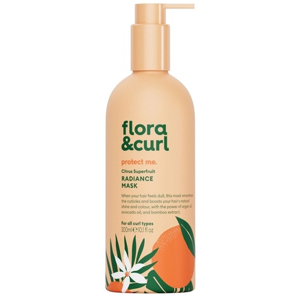 Маска для волос Flora & Curl Floracurl Citrus Superfruit Radiance Mask