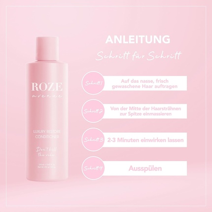 Несмываемый кондиционер Roze Avenue Luxus Restore