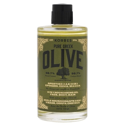 Масло для тела Korres Pure Greek Olive Nourishing 3 в 1