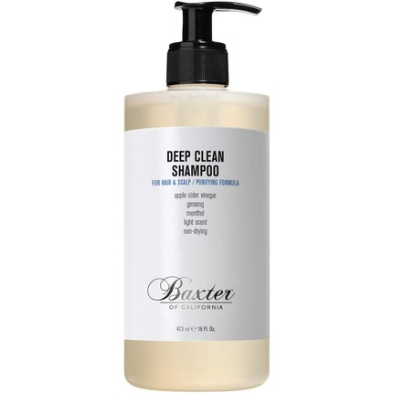 Шампунь Baxter of California Deep Clean Shampoo Детоксифицирующий и Очищающий, для Ремонта Тонких Волос