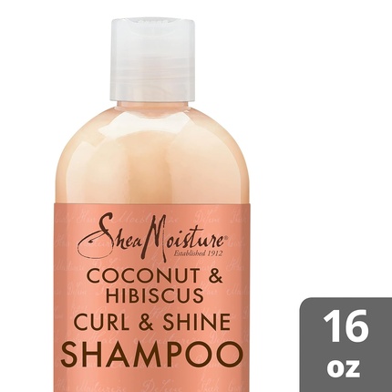 Шампунь Shea Moisture Coconut & Hibiscus Curl & Shine