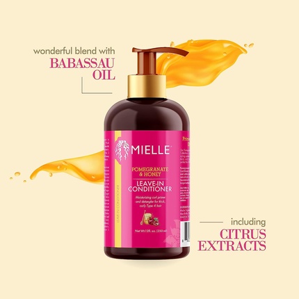 Несмываемый кондиционер Mielle Organics Гранат и Мед