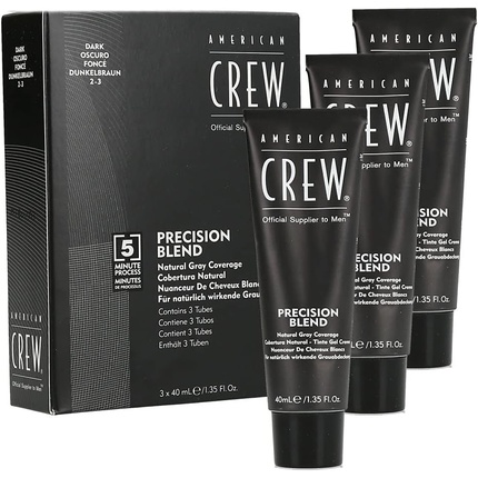 Краска для волос American Crew Precision Blend 2-3 Темно-серый