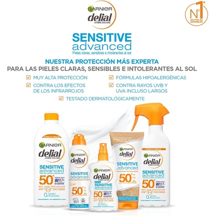 Солнцезащитный спрей Garnier Sensitive Advanced