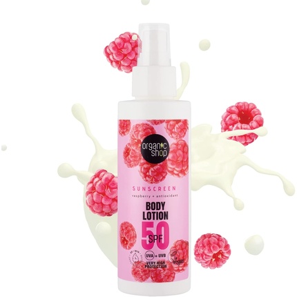 Масло для тела Organic Shop Organic Shop Малиновое масло для тела SPF 50
