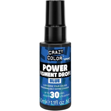 Тонирующая и полуперманентная краска Crazy Color Crazy Color Blue Power Pigments Ультраконцентрированный Тонер и Полуперманентная Краска на Заказ