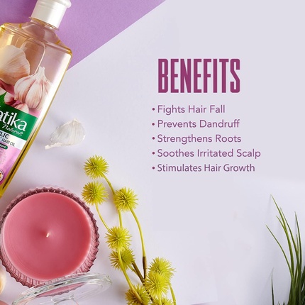 Масло для волос Vatika Multivitamin с обогащенное чесноком