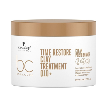 Маска-уход с глиной Schwarzkopf Bc Bonacure Q10 Time Restore