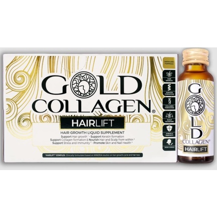 Жидкая добавка Minerva Research Labs Gold Collagen Hairlift