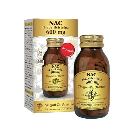 Таблетки Dr Giorgini NAC N-ацетилцистеин