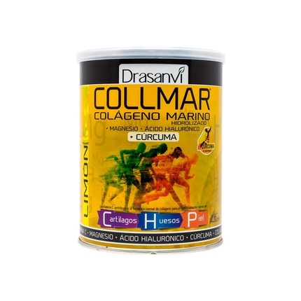 Коллагеновый порошок Drasanvi Collmar Морской коллаген Магний Куркума Лимонный вкус