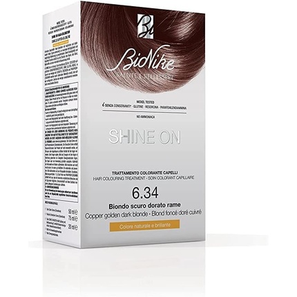 Краска для волос Bionike Shine On Blonde Hair RA6.34