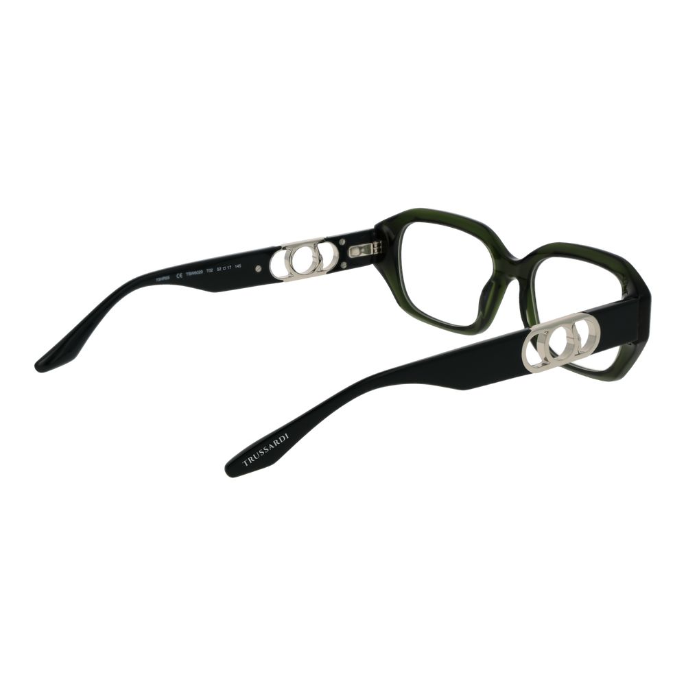 Green Acetate Glasses Frames Trussardi