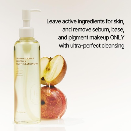 Очищающее масло Heimish Salmon Caring Centella Light Cleansing Oil с лососевым PDRN и экстрактом икры лосося