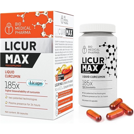 Витаминная сыворотка Licur Turmeric Curcumin Licur Max 30 Высокая доза Novasol Micellar Curcumin
