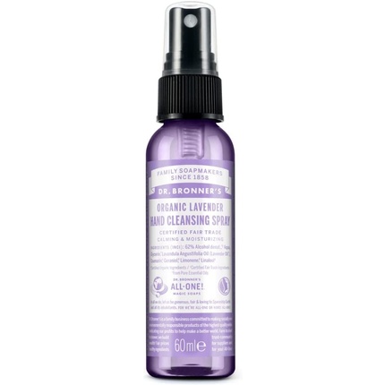 Санитайзер-спрей Dr Bronner's Organic Lavender