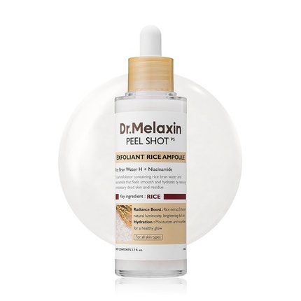 Мягкий скраб для лица Dr. Melaxin (Peel Shot Glow White) Ампула
