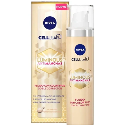 Колированный флюид Nivea Luminous 630 от пигментных пятен SPF 20