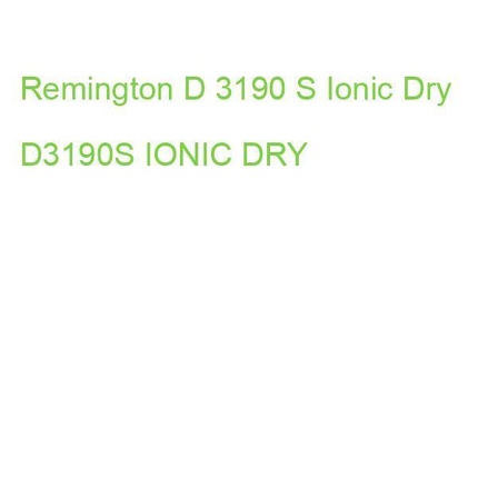 Фен Remington D3190S Ionic Dry