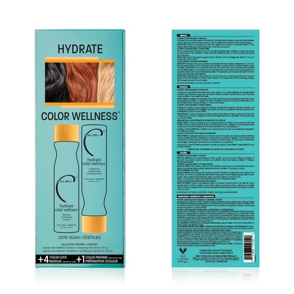 Набор по уходу за волосами Malibu C Hydrate Color Wellness Set 7 предметов